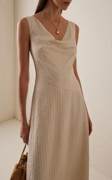 ANNA QUAN Evelyn Striped Midi Dress | Thumbnail 2 ANNA QUAN Evelyn Striped Midi Dress | Thumbnail 2