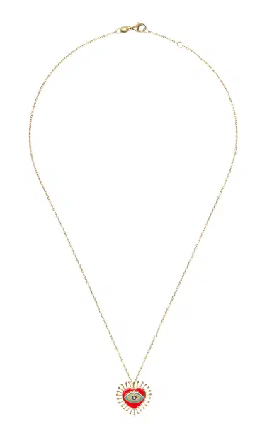 L’Atelier Nawbar Eye Heart U 18K Yellow Gold Pendant Necklace | Thumbnail 1 L’Atelier Nawbar Eye Heart U 18K Yellow Gold Pendant Necklace | Thumbnail 1