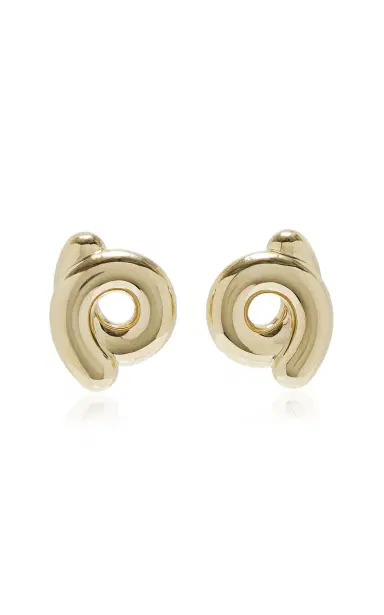 Bea Bongiasca Large Tarallo Earrings 9K Yellow Gold | Thumbnail 1 Bea Bongiasca Large Tarallo Earrings 9K Yellow Gold | Thumbnail 1