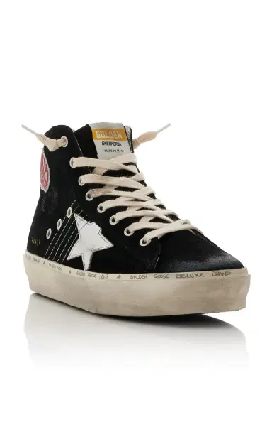 Golden Goose Hi Francy Suede Platform Sneakers | Thumbnail 4 Golden Goose Hi Francy Suede Platform Sneakers | Thumbnail 4