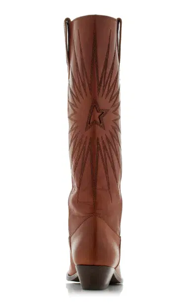 Golden Goose Wish Star Embroidered Leather Western Boots | Thumbnail 4 Golden Goose Wish Star Embroidered Leather Western Boots | Thumbnail 4