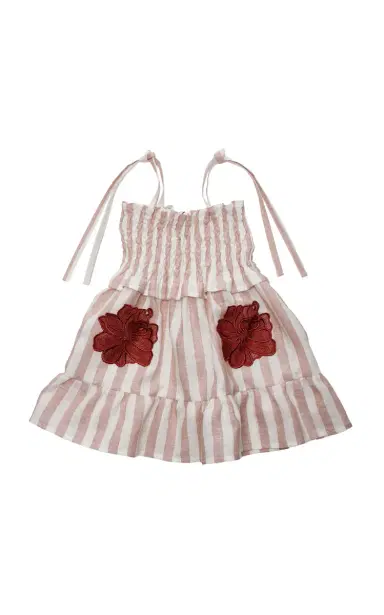 Jesurum Infants' Agata Linen Dress | Thumbnail 3 Jesurum Infants' Agata Linen Dress | Thumbnail 3