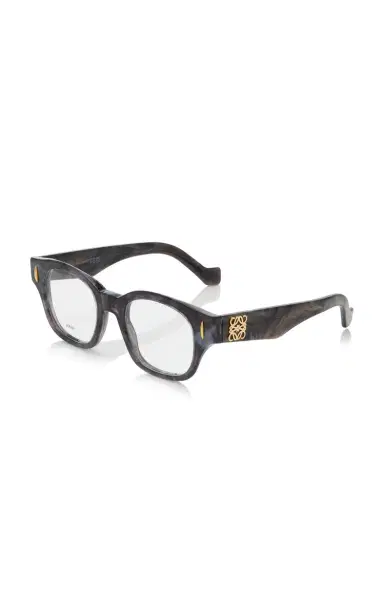 Loewe Anagram Square-Frame Acetate Glasses | Thumbnail 3 Loewe Anagram Square-Frame Acetate Glasses | Thumbnail 3