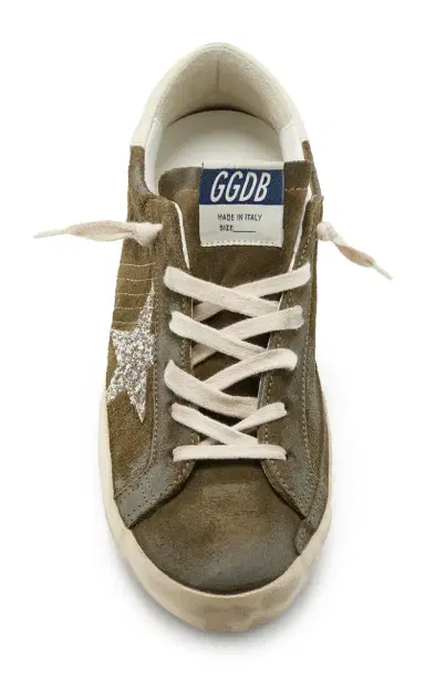 Golden Goose Super-Star Glittered Suede Sneakers | Thumbnail 3 Golden Goose Super-Star Glittered Suede Sneakers | Thumbnail 3