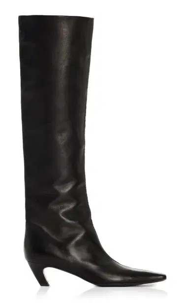 Khaite Davis Knee High Leather Boots | Thumbnail 7 Khaite Davis Knee High Leather Boots | Thumbnail 7