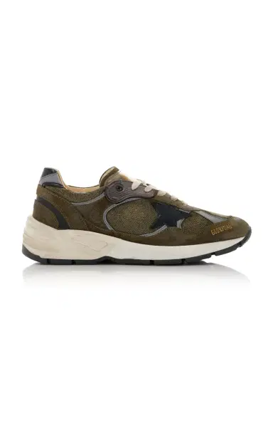 Golden Goose Running Dad Suede Sneakers | Thumbnail 1 Golden Goose Running Dad Suede Sneakers | Thumbnail 1