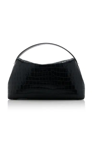 Toteme T-Lock Croc-Effect Leather Top Handle Bag | Thumbnail 4 Toteme T-Lock Croc-Effect Leather Top Handle Bag | Thumbnail 4