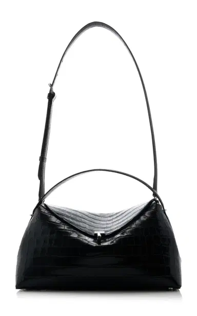 Toteme T-Lock Croc-Effect Leather Top Handle Bag | Thumbnail 5 Toteme T-Lock Croc-Effect Leather Top Handle Bag | Thumbnail 5