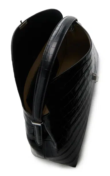 Toteme T-Lock Croc-Effect Leather Top Handle Bag | Thumbnail 6 Toteme T-Lock Croc-Effect Leather Top Handle Bag | Thumbnail 6