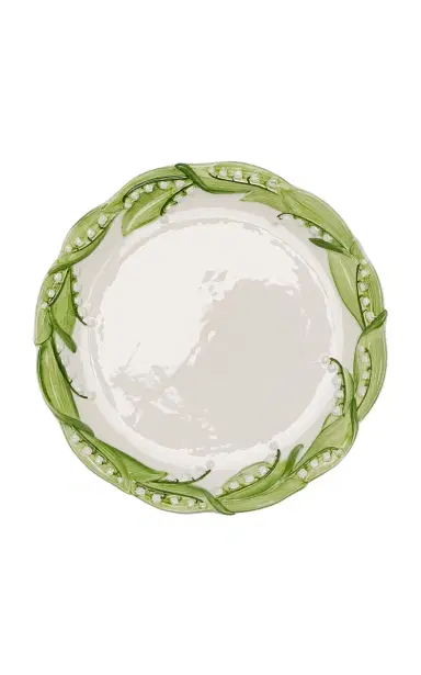 Moda Domus Set-of-Six Lily Of The Valley Ceramic Dinner Plates - Blue | Thumbnail 9 Moda Domus Set-of-Six Lily Of The Valley Ceramic Dinner Plates - Blue | Thumbnail 9