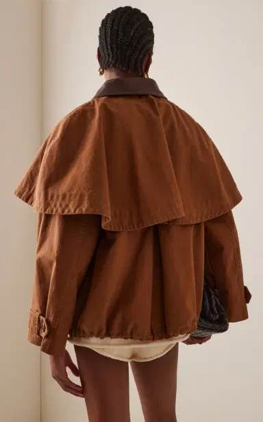 Sea Carolyn Cape-Detailed Cotton Workwear Jacket | Thumbnail 10 Sea Carolyn Cape-Detailed Cotton Workwear Jacket | Thumbnail 10