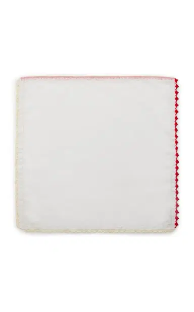 Gohar World Set-of-Two Á Jour & Crocheted Linen Dinner Napkins | Thumbnail 1 Gohar World Set-of-Two Á Jour & Crocheted Linen Dinner Napkins | Thumbnail 1