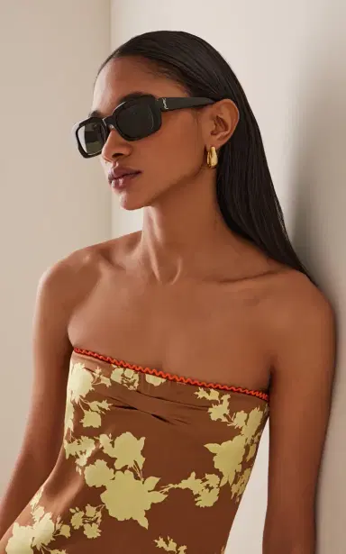 Saint Laurent Square-Frame Acetate Sunglasses | Thumbnail 2 Saint Laurent Square-Frame Acetate Sunglasses | Thumbnail 2