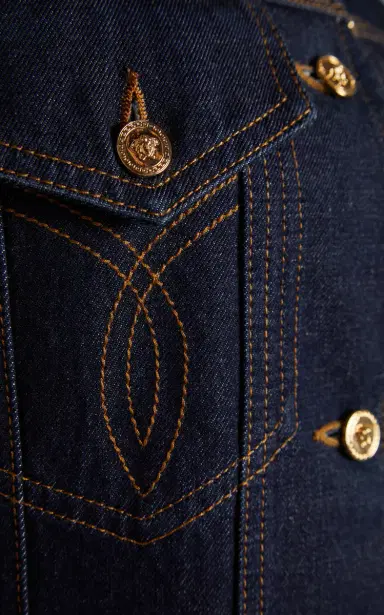 Versace La Vacanza Denim Vest | Thumbnail 5 Versace La Vacanza Denim Vest | Thumbnail 5