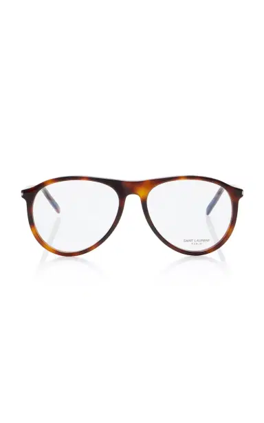 Saint Laurent Tortoiseshell Acetate Glasses | Thumbnail 1 Saint Laurent Tortoiseshell Acetate Glasses | Thumbnail 1
