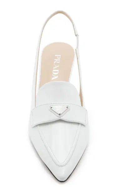 Prada Leather Slingback Loafer Pumps | Thumbnail 4 Prada Leather Slingback Loafer Pumps | Thumbnail 4