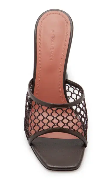 Amina Muaddi Lupita Netted Sandals | Thumbnail 4 Amina Muaddi Lupita Netted Sandals | Thumbnail 4