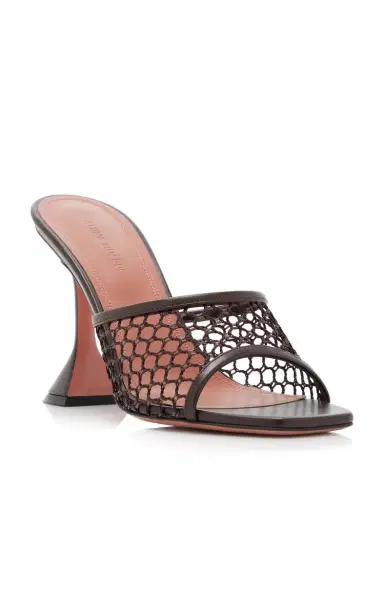 Amina Muaddi Lupita Netted Sandals | Thumbnail 6 Amina Muaddi Lupita Netted Sandals | Thumbnail 6