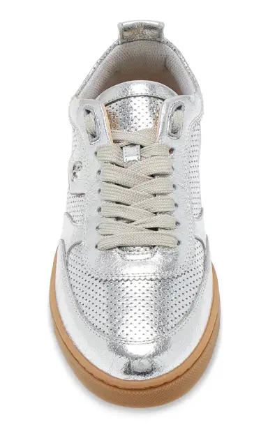 Christian Louboutin Tutti Rui Metallic Leather Sneakers | Thumbnail 3 Christian Louboutin Tutti Rui Metallic Leather Sneakers | Thumbnail 3