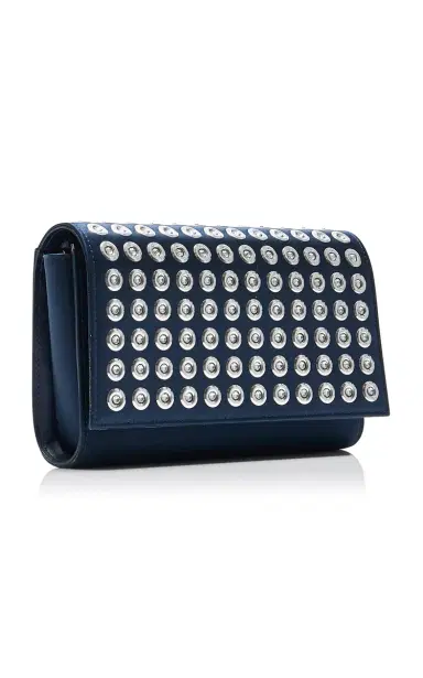 Christian Louboutin Paloma Studded Satin Clutch | Thumbnail 5 Christian Louboutin Paloma Studded Satin Clutch | Thumbnail 5