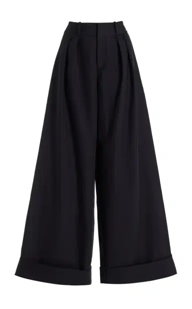 FRANÇOISE Exclusive Mila Cotton Gabardine Wide-Leg Pants | Thumbnail 7 FRANÇOISE Exclusive Mila Cotton Gabardine Wide-Leg Pants | Thumbnail 7