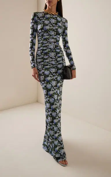 Carolina Herrera Ruched Jersey Gown | Thumbnail 7 Carolina Herrera Ruched Jersey Gown | Thumbnail 7