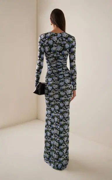 Carolina Herrera Ruched Jersey Gown | Thumbnail 9 Carolina Herrera Ruched Jersey Gown | Thumbnail 9