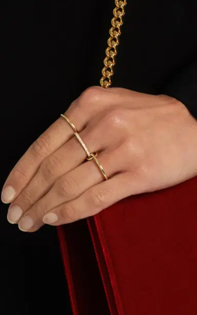 Spinelli Kilcollin Sonny Yg 18K Gold And Diamond Ring | Thumbnail 3 Spinelli Kilcollin Sonny Yg 18K Gold And Diamond Ring | Thumbnail 3