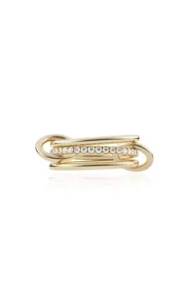 Spinelli Kilcollin Sonny Yg 18K Gold And Diamond Ring | Thumbnail 4 Spinelli Kilcollin Sonny Yg 18K Gold And Diamond Ring | Thumbnail 4