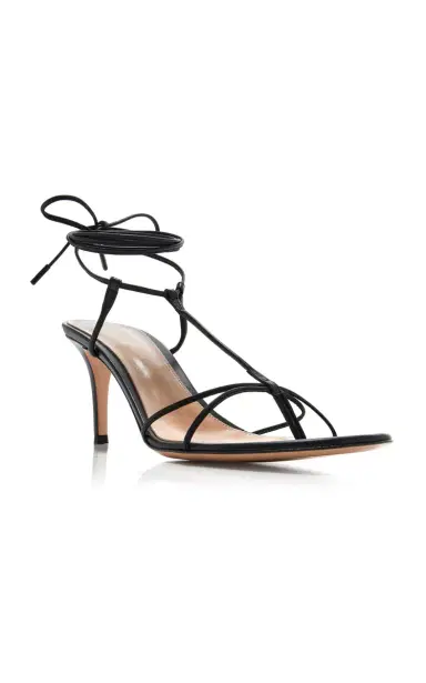 Gianvito Rossi Lace-Up Leather Sandals | Thumbnail 4 Gianvito Rossi Lace-Up Leather Sandals | Thumbnail 4