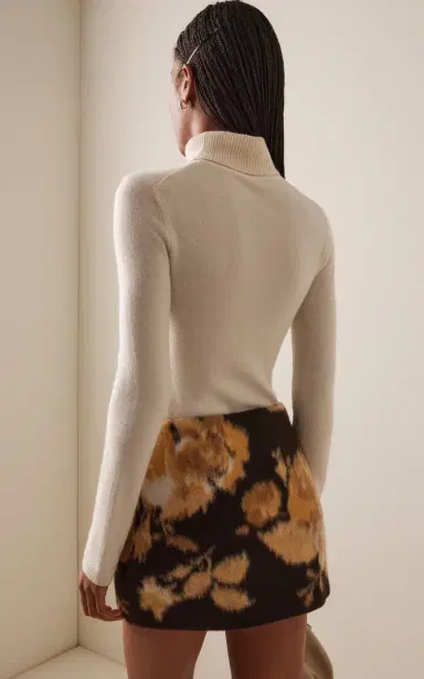 Cult Gaia Alice Wool-Cashmere Turtleneck Sweater | Thumbnail 4 Cult Gaia Alice Wool-Cashmere Turtleneck Sweater | Thumbnail 4