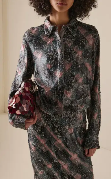 Dries Van Noten Chowy Sequinned Shirt | Thumbnail 2 Dries Van Noten Chowy Sequinned Shirt | Thumbnail 2
