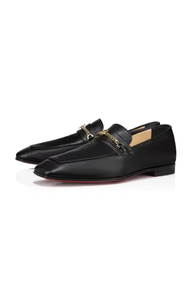 Christian Louboutin MJ Moc Leather Loafers | Thumbnail 4 Christian Louboutin MJ Moc Leather Loafers | Thumbnail 4
