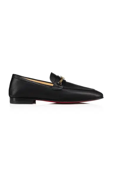 Christian Louboutin MJ Moc Leather Loafers | Thumbnail 1 Christian Louboutin MJ Moc Leather Loafers | Thumbnail 1