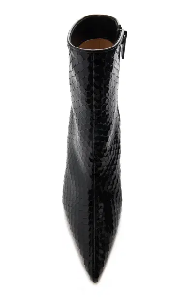Christian Louboutin So Kate 85mm Croc-Effect Patent Leather Ankle Boots | Thumbnail 3 Christian Louboutin So Kate 85mm Croc-Effect Patent Leather Ankle Boots | Thumbnail 3