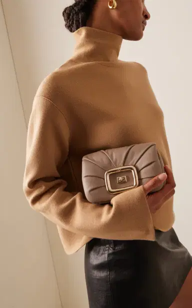 Roger Vivier Viv' Choc Me Leather Mini Bag | Thumbnail 3 Roger Vivier Viv' Choc Me Leather Mini Bag | Thumbnail 3