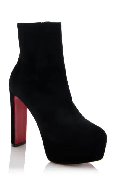 Christian Louboutin Loo 130mm Veau Velours Ankle Boots | Thumbnail 4 Christian Louboutin Loo 130mm Veau Velours Ankle Boots | Thumbnail 4
