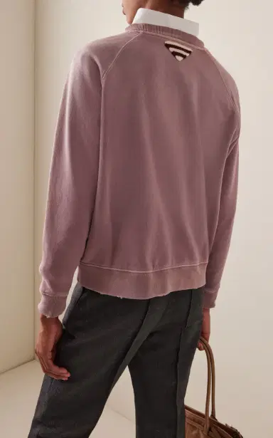 Prada Cotton Sweatshirt | Thumbnail 4 Prada Cotton Sweatshirt | Thumbnail 4