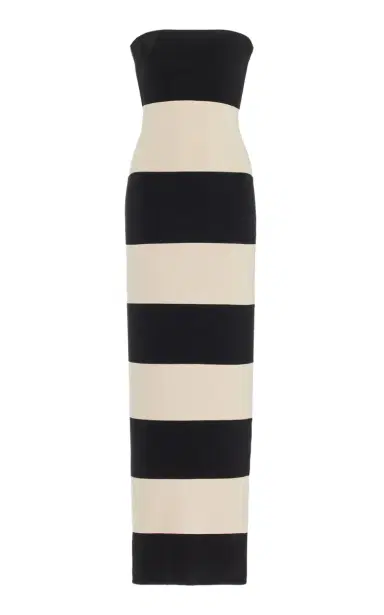 Posse Exclusive Theo Striped Jersey Strapless Maxi Dress | Thumbnail 7 Posse Exclusive Theo Striped Jersey Strapless Maxi Dress | Thumbnail 7