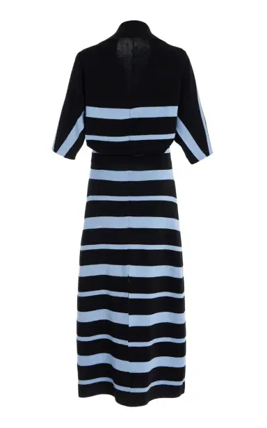Proenza Schouler Solana Wool-Silk Knit Maxi Polo Dress - Stripe | Thumbnail 10 Proenza Schouler Solana Wool-Silk Knit Maxi Polo Dress - Stripe | Thumbnail 10