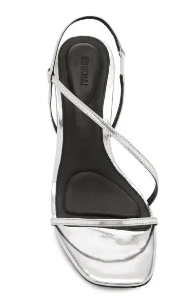 Simkhai Bridget Metallic Wedge Leather Sandals | Thumbnail 4 Simkhai Bridget Metallic Wedge Leather Sandals | Thumbnail 4