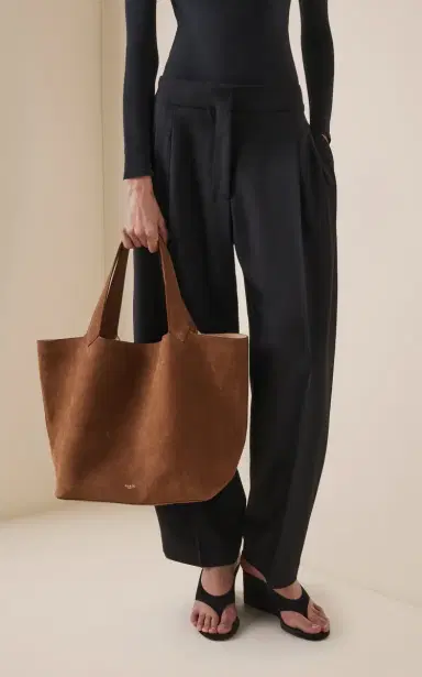 ALAÏA Nubuck Tote Bag | Thumbnail 2 ALAÏA Nubuck Tote Bag | Thumbnail 2