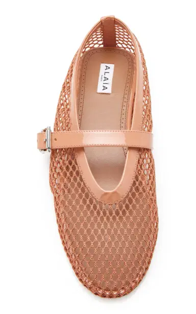Alaïa Fishnet Ballet Flats | Thumbnail 2 Alaïa Fishnet Ballet Flats | Thumbnail 2