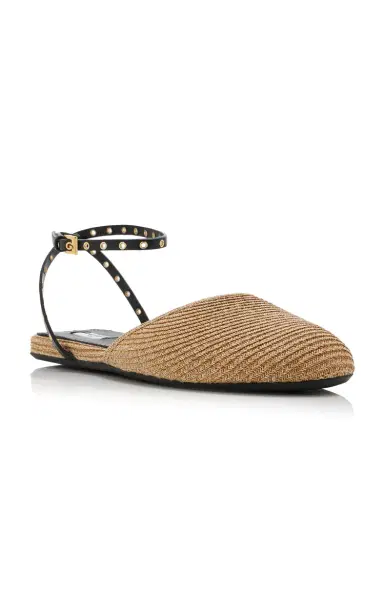 ALAÏA Raffia Mules | Thumbnail 3 ALAÏA Raffia Mules | Thumbnail 3