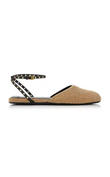 ALAÏA Raffia Mules | Thumbnail 1 ALAÏA Raffia Mules | Thumbnail 1