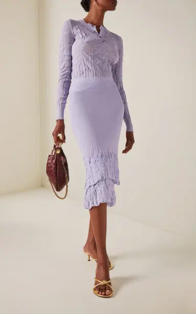 Bottega Veneta Flower-Knit Cotton-Blend Sweater | Thumbnail 3 Bottega Veneta Flower-Knit Cotton-Blend Sweater | Thumbnail 3