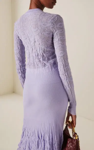 Bottega Veneta Flower-Knit Cotton-Blend Sweater | Thumbnail 4 Bottega Veneta Flower-Knit Cotton-Blend Sweater | Thumbnail 4