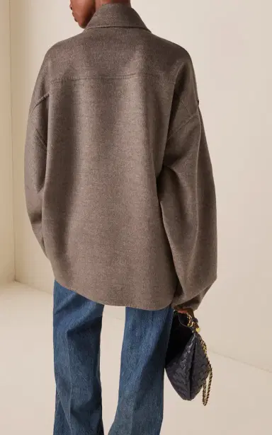 Bottega Veneta Wool-Cashmere Short Coat | Thumbnail 4 Bottega Veneta Wool-Cashmere Short Coat | Thumbnail 4