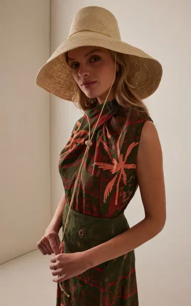 Johanna Ortiz Symbols Of Pride Toquilla Straw Sun Hat | Thumbnail 2 Johanna Ortiz Symbols Of Pride Toquilla Straw Sun Hat | Thumbnail 2
