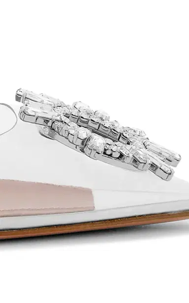 Amina Muaddi Begum Crystal-Embellished PVC Pumps | Thumbnail 5 Amina Muaddi Begum Crystal-Embellished PVC Pumps | Thumbnail 5